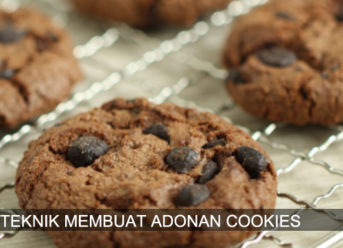 TEKNIK MEMBUAT ADONAN COOKIES