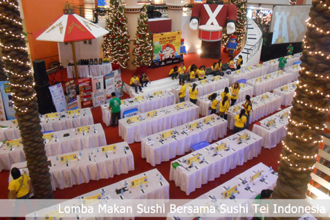 Lomba Makan Sushi Bersama Sushi Tei Indonesia