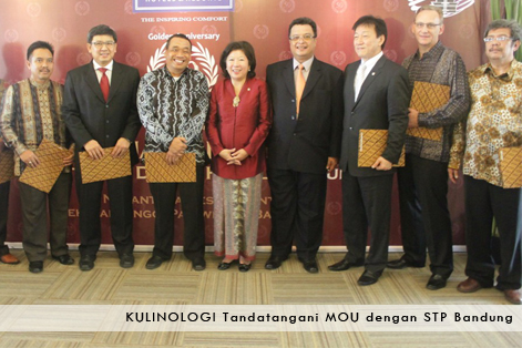 KULINOLOGI Tandatangani MOU dengan STP Bandung