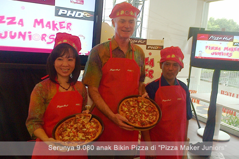 Serunya 9.080 anak Bikin Pizza di Pizza Maker Juniors