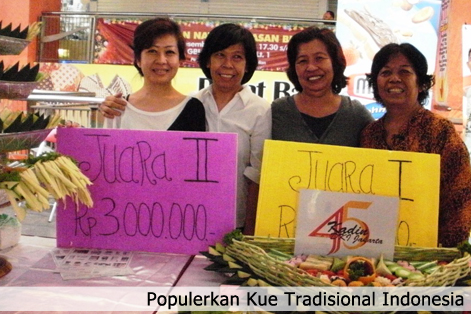 Populerkan Kue Tradisional Indonesia