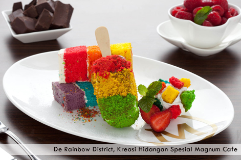 De Rainbow District, Kreasi Hidangan Spesial Magnum Cafe