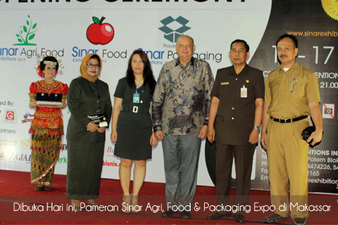 Dibuka Hari ini, Pameran Sinar Agri, Food & Packaging Expo di Makassar