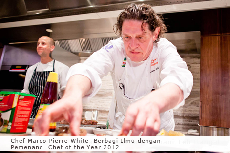 Chef Marco Pierre White Berbagi Ilmu dengan Pemenang Chef of the Year 2012